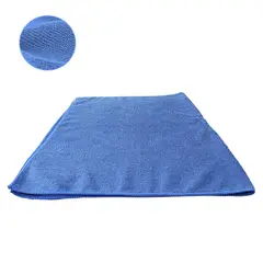 GENERICO - 5 Traperos Simples de Microfibra con Ojal Azul