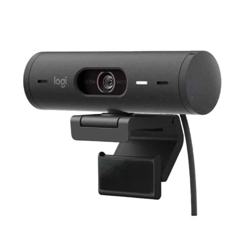 LOGITECH - Logitech Brio 500 Webcam Full HD 1080p USB-C con Micrófono Grafito