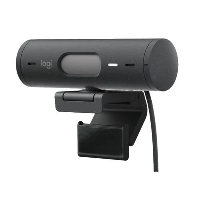 Imagen 2 del producto Brio 500 Webcam, Full HD 1080p, Micrófono Integrado, USB-C, Color Grafito