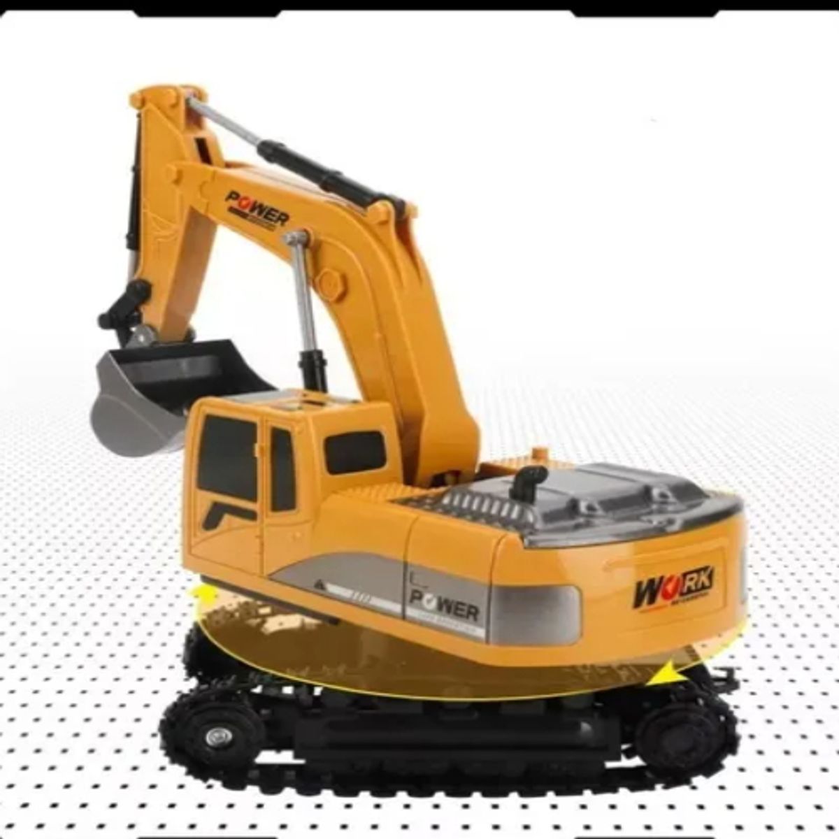 GENERICO - Retroexcavadora Rc Control Remoto 1:24 Juguete 6 Canales