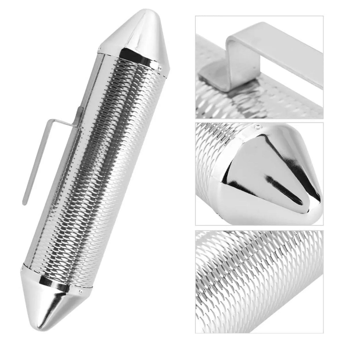 GENERICO - Guiro Charrasca Profesional Torpedo Instrumento Musical