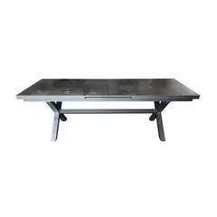 TODO TERRAZA - Mesa Comedor de exterior Extensible Marmara Gris