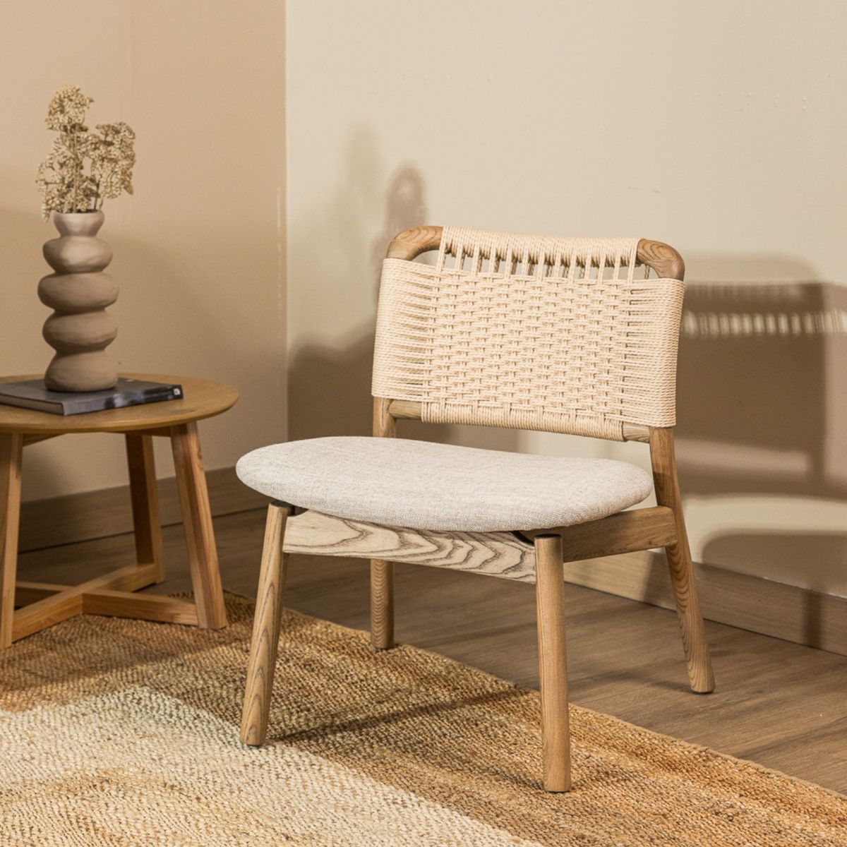 AMOBLE - Poltrona Campania Beige Amoblé