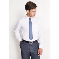 Camisa Formal Hombre Regular Oxford Blanco