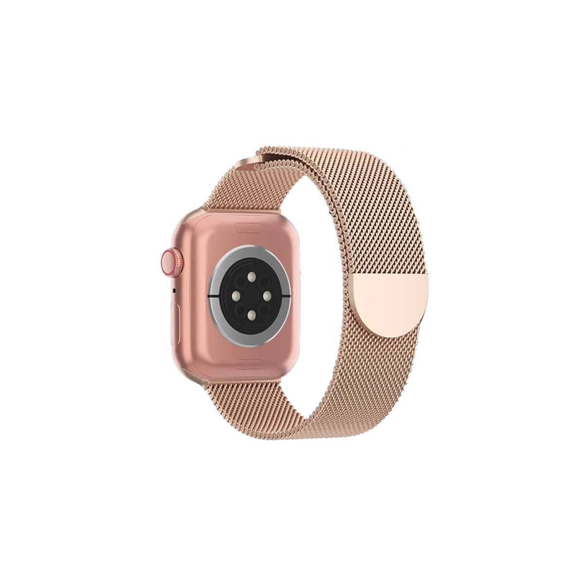 CELLBOX - Correa de Acero Magnética para Apple Watch - 38 / 40 / 41 mm - Oro Rosa