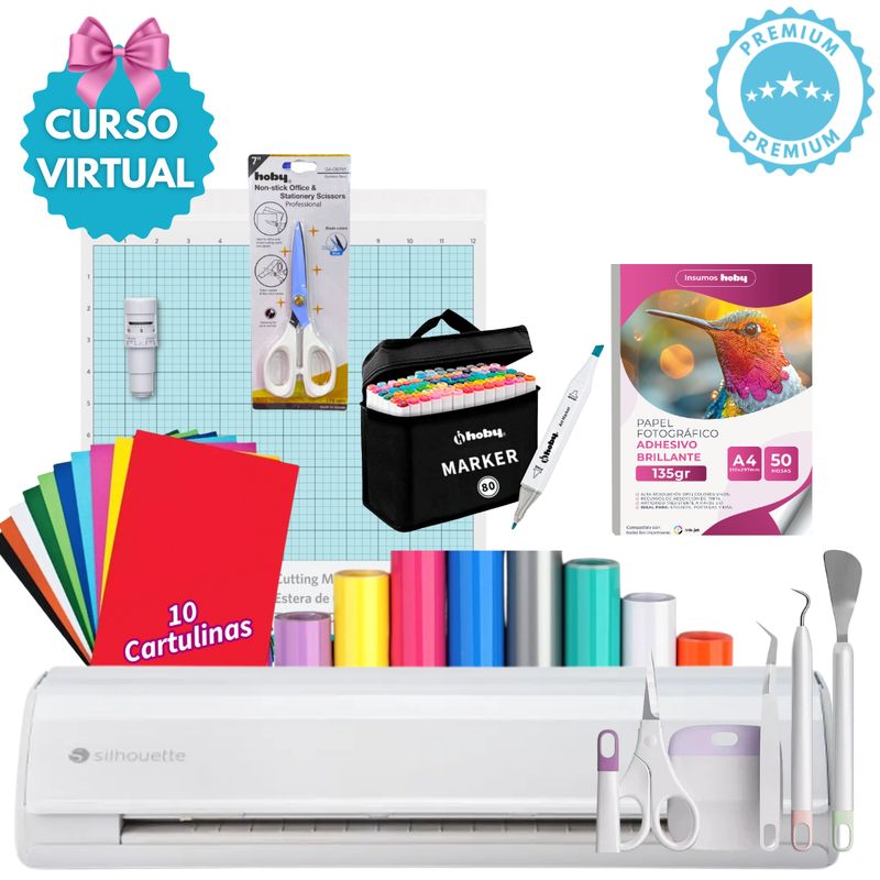 SILHOUETTE - KIT MUJER EMPRENDEDORA CAMEO 5 BLANCA GP 209
