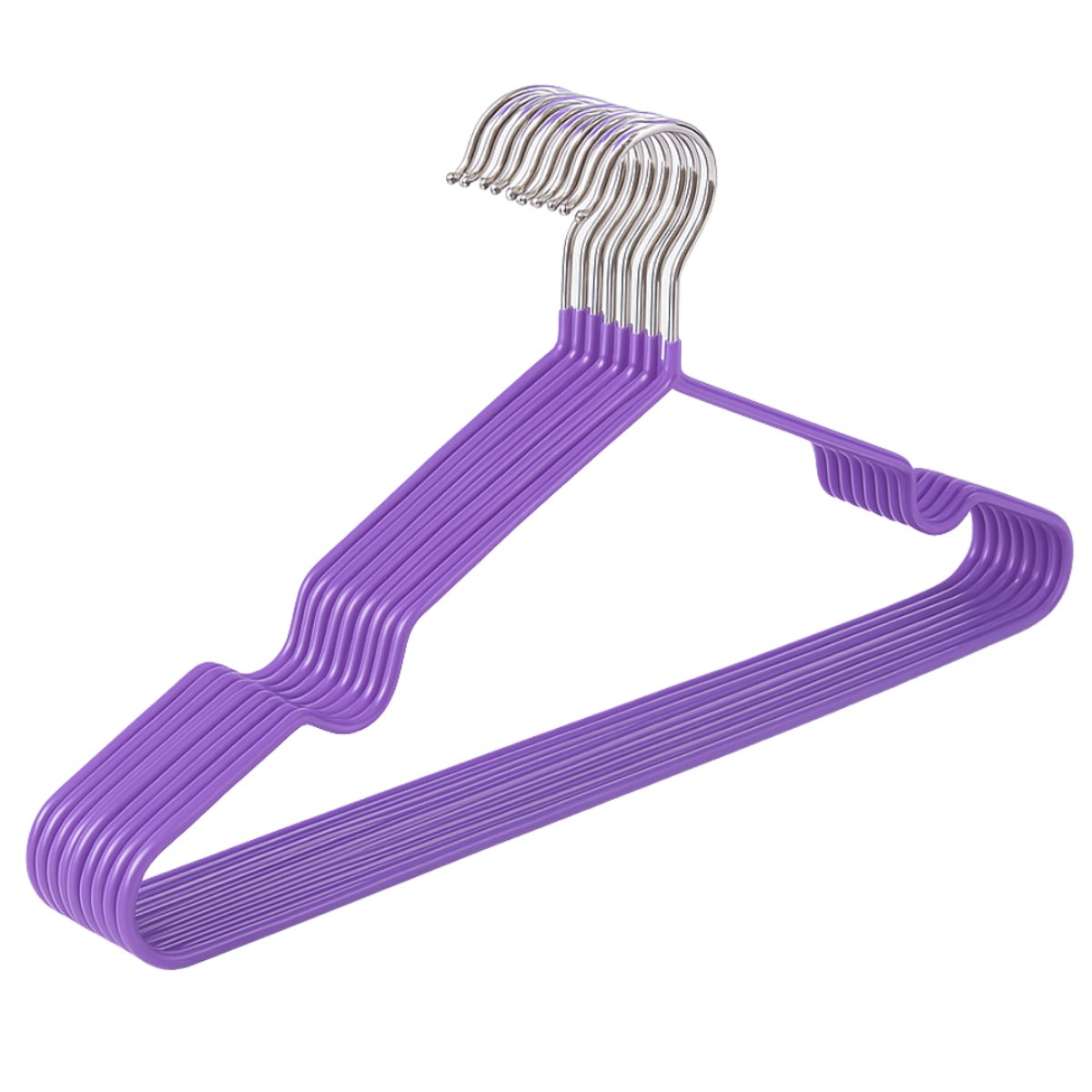 GENERICO - Ganchos Colgadores Para Ropa Antideslizante 10 Unidades