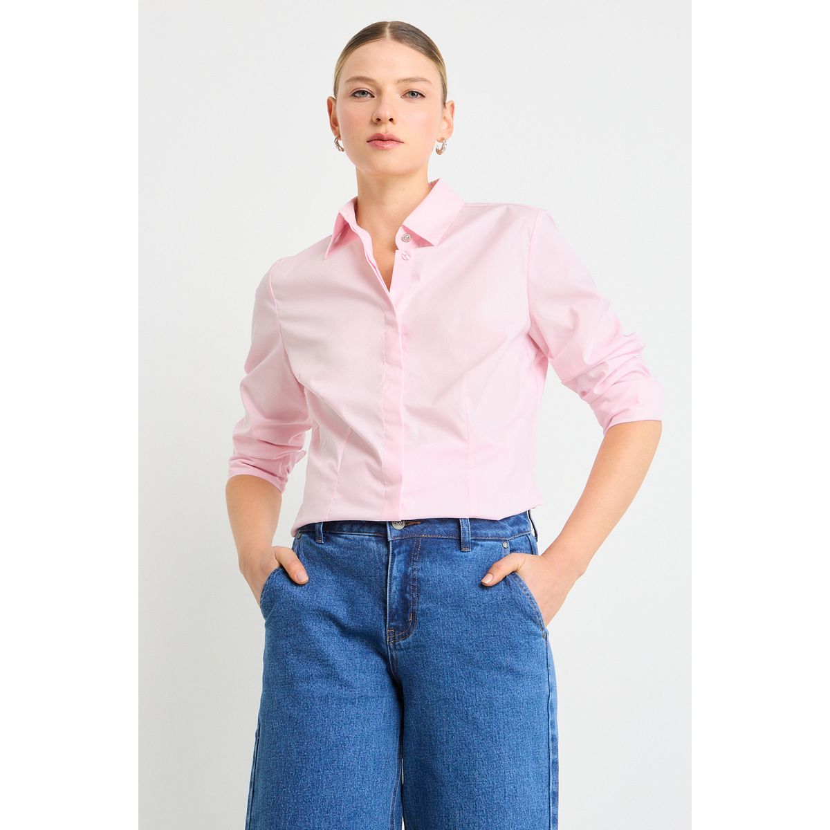 ASH - Blusas Manga Larga Mujer Rosa Ash