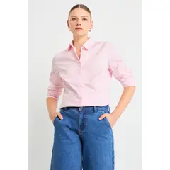 ASH - Blusas Manga Larga Mujer Rosa