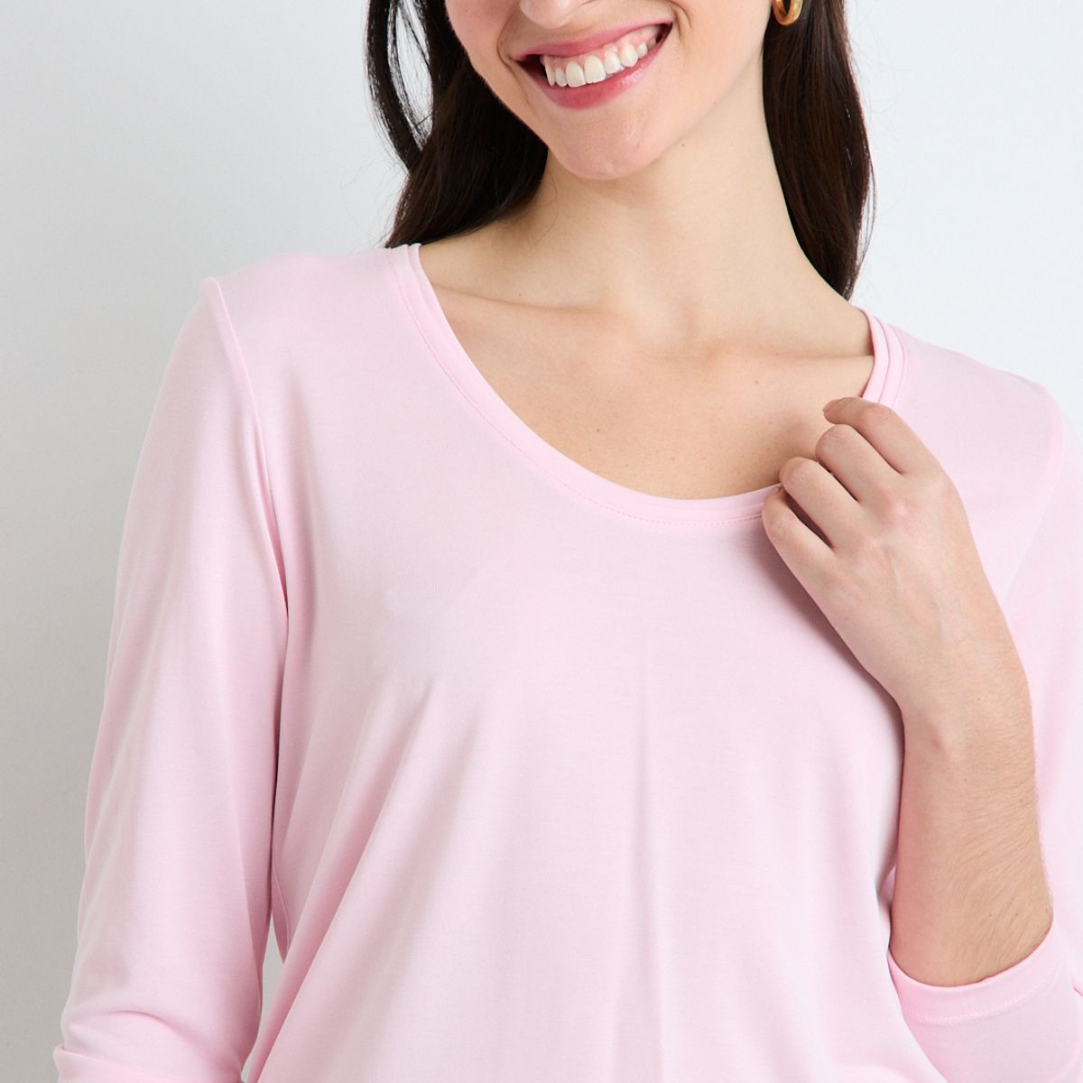 ASH - Polera Manga Larga Mujer Rosa Ash