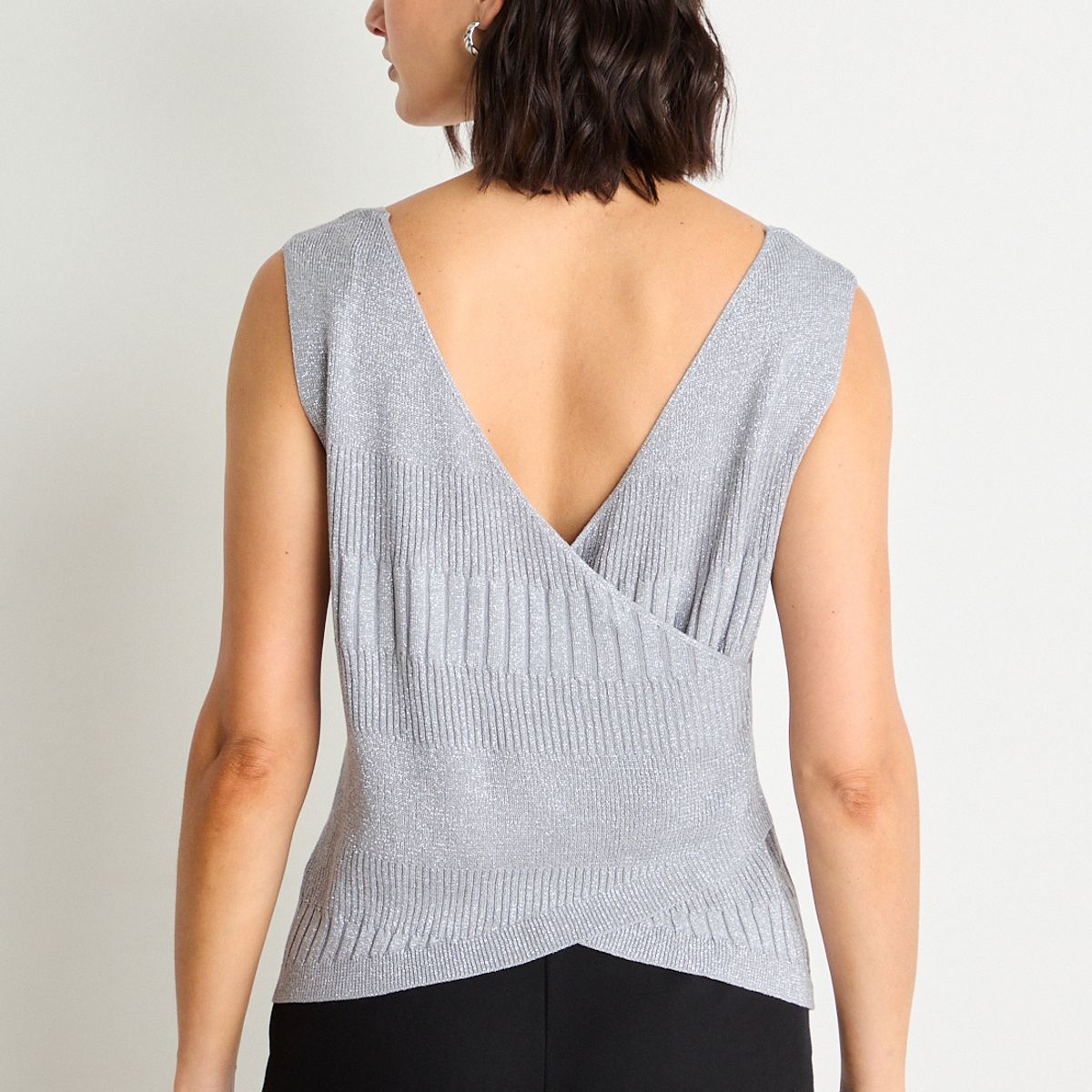 ASH - Polera Sin Mangas Mujer Gris Ash