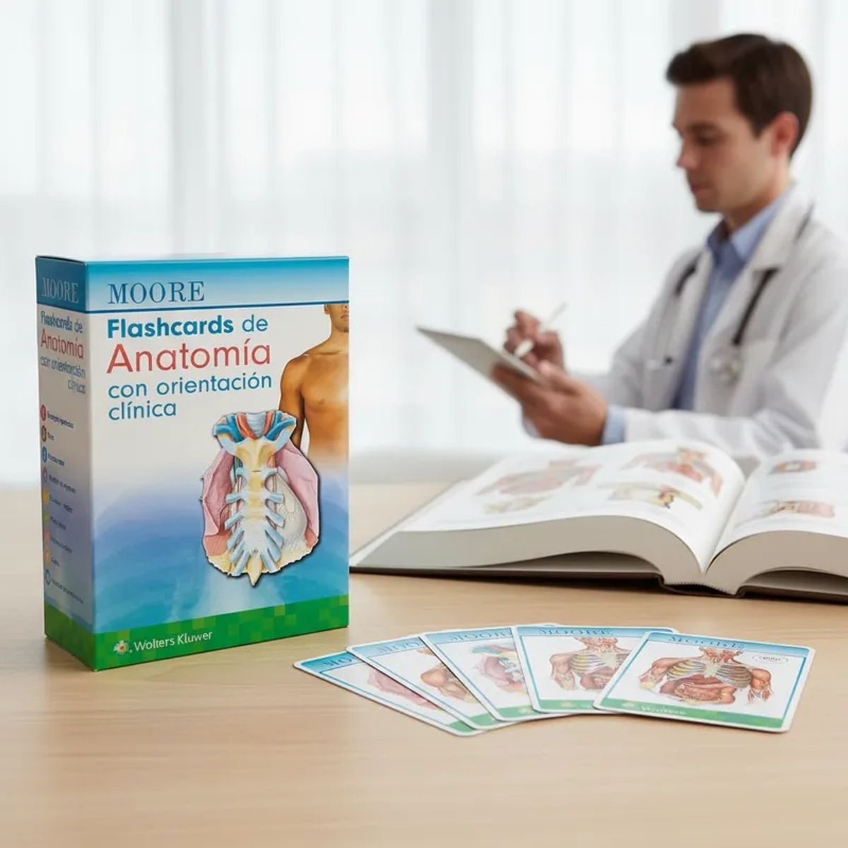 EDITORIAL MEDITERRANEO - Moore. Flashcards de anatomía con orientación clínica