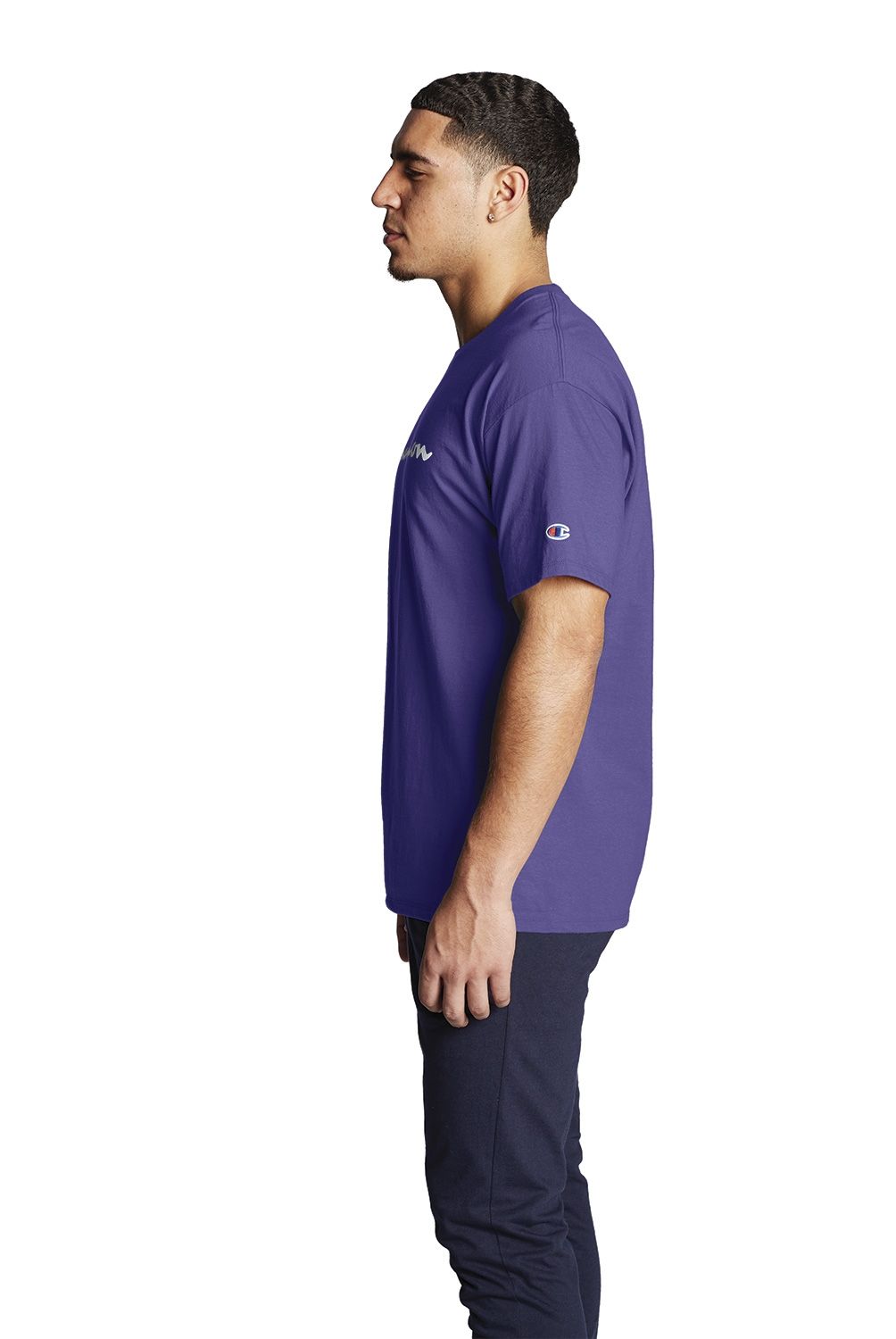 CHAMPION - Polera Manga Corta Algodón Hombre Champion