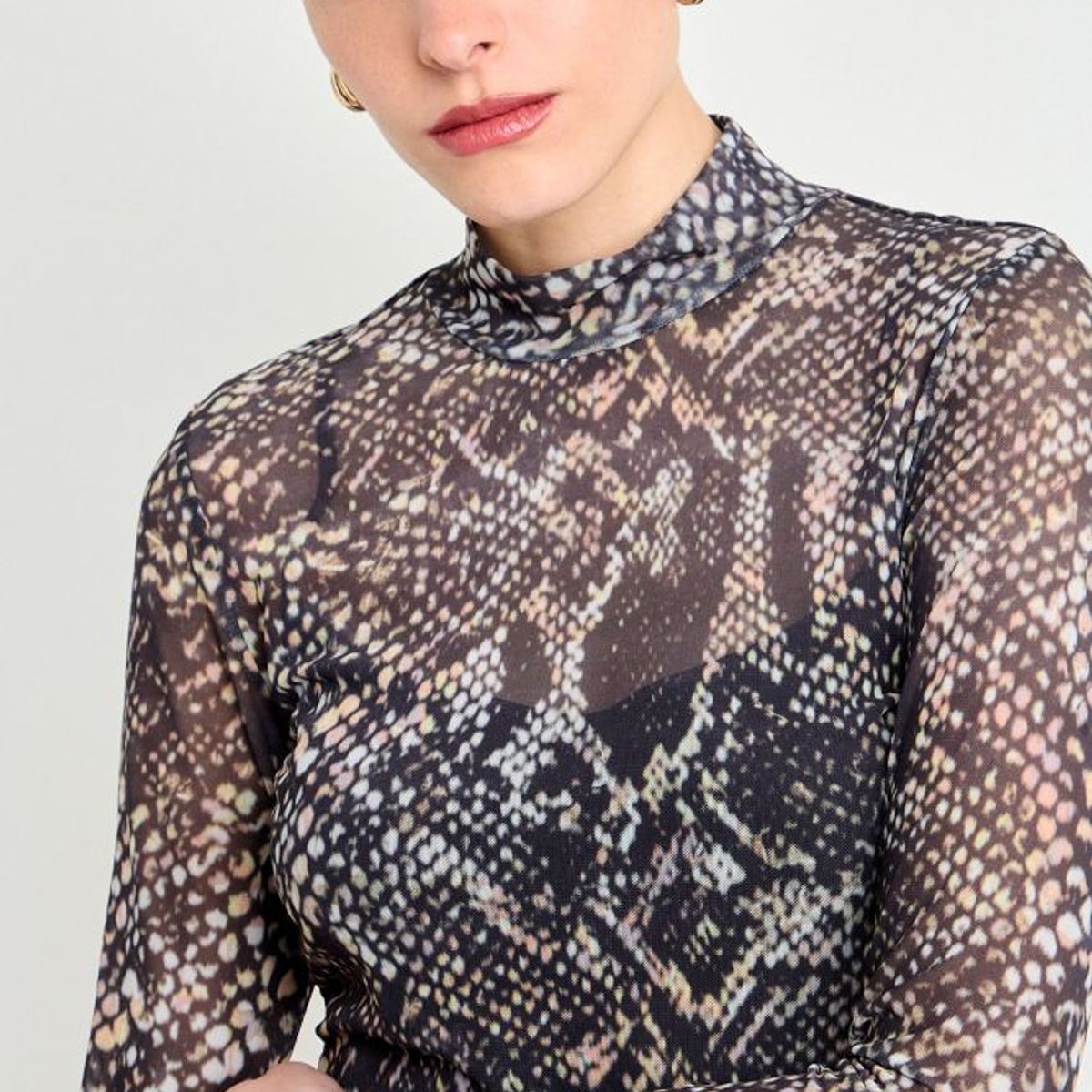 ASH - Polera Manga Larga Mujer Café Ash