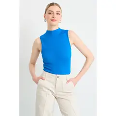 IO - Polera Sin Mangas Mujer Azul