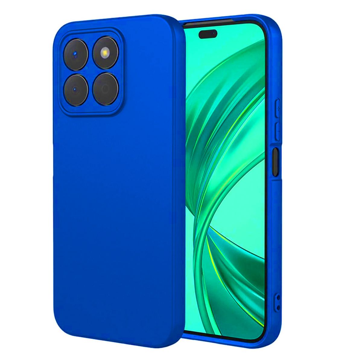 JOIGO - Carcasa Funda Para Honor X7C Goma Azul