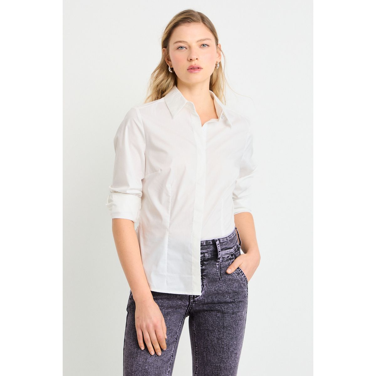 ASH - Blusas Manga Larga Mujer Crudo Ash