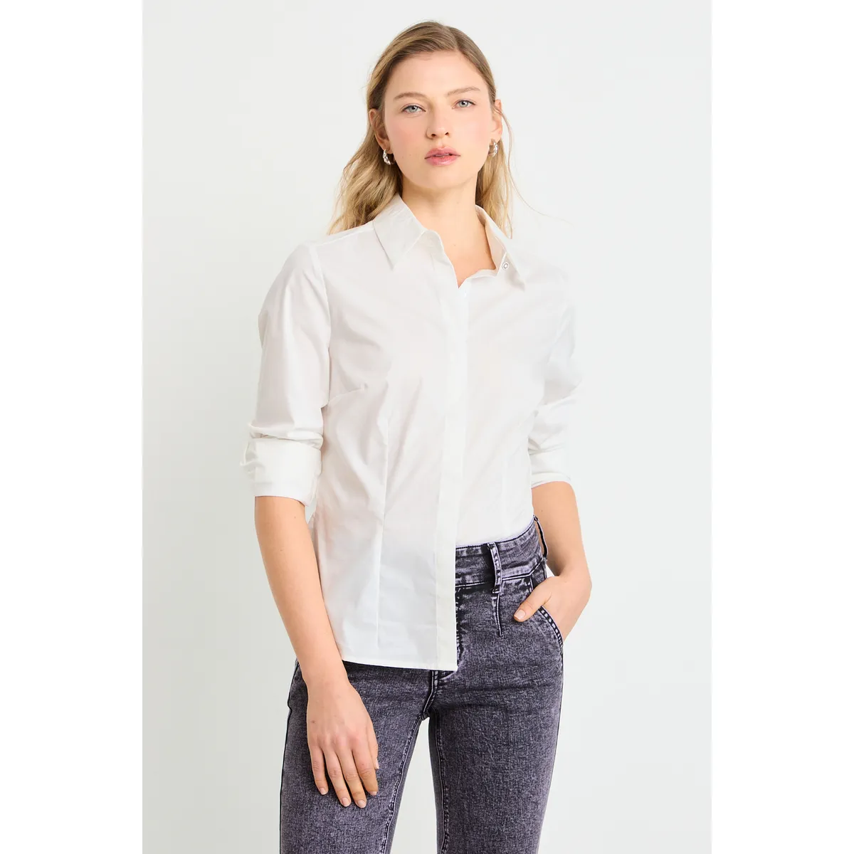 ASH - Blusas Manga Larga Mujer Crudo Ash