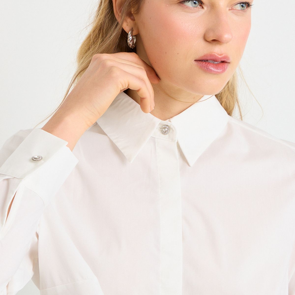 ASH - Blusas Manga Larga Mujer Crudo Ash