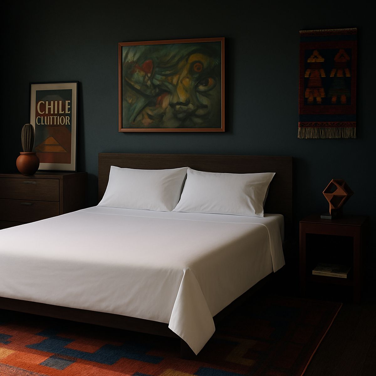 ARMONIA - Juego de cama Blanca Súper King 144H Unicolor