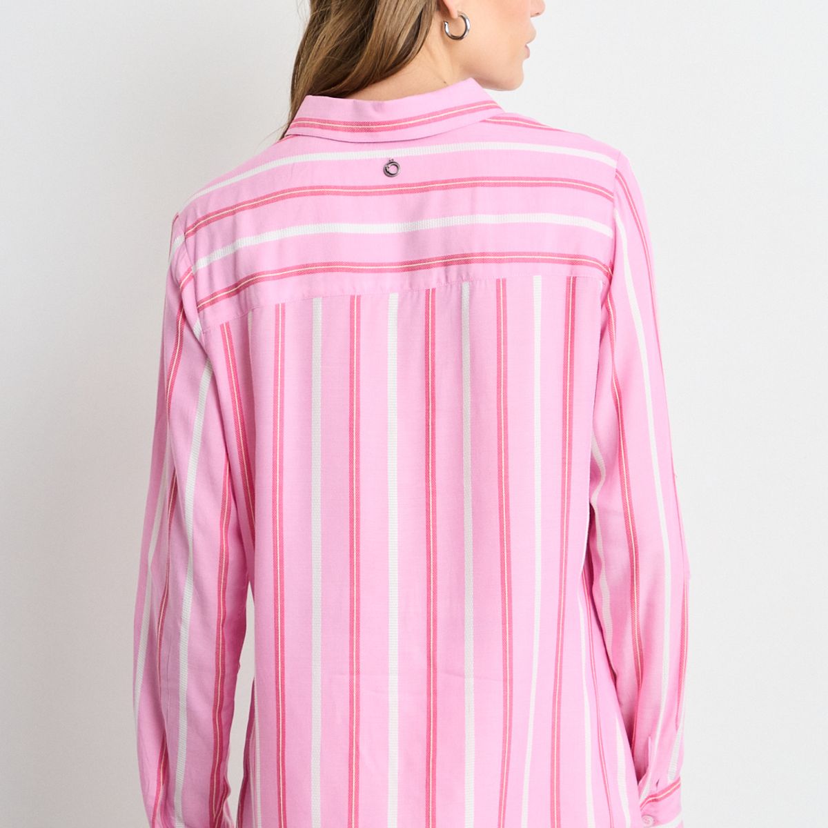 IO - Blusas Manga Larga Mujer Rosa Io