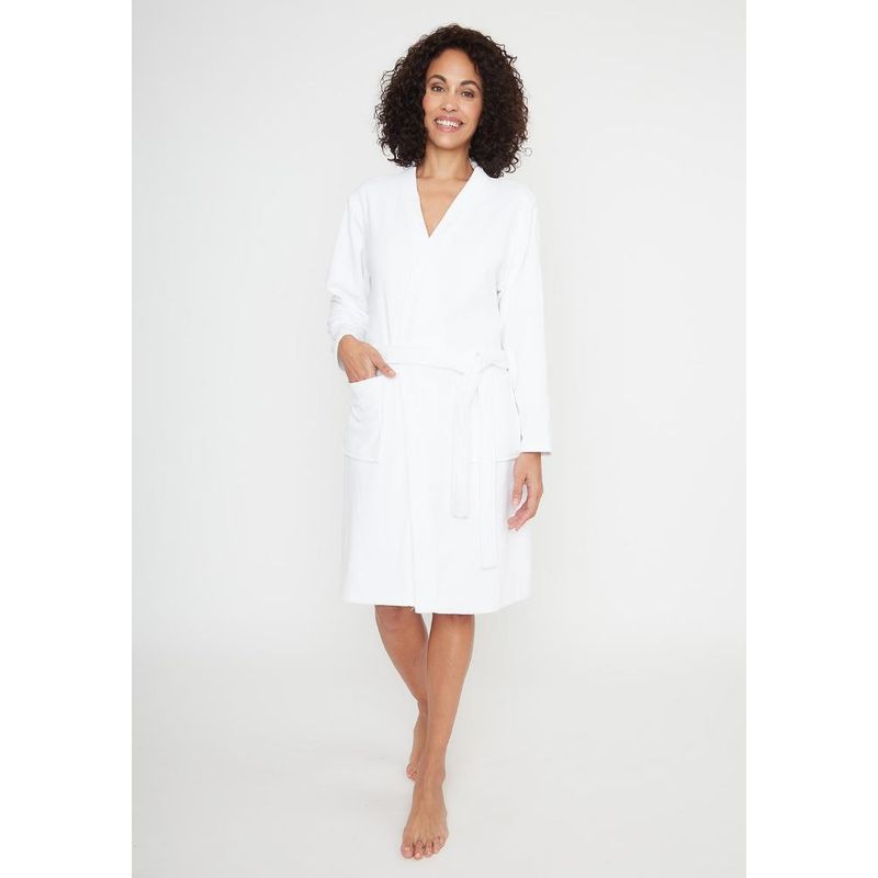 KAYSER - Bata toalla de mujer  70895-BLA - Blanco