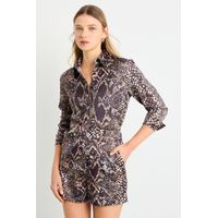 Blusas Manga Larga Mujer Café