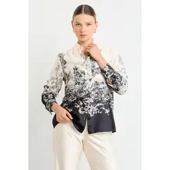 ASH - Blusas Manga Larga Mujer Negro