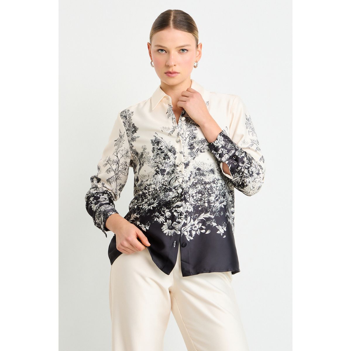 ASH - Blusas Manga Larga Mujer Negro Ash