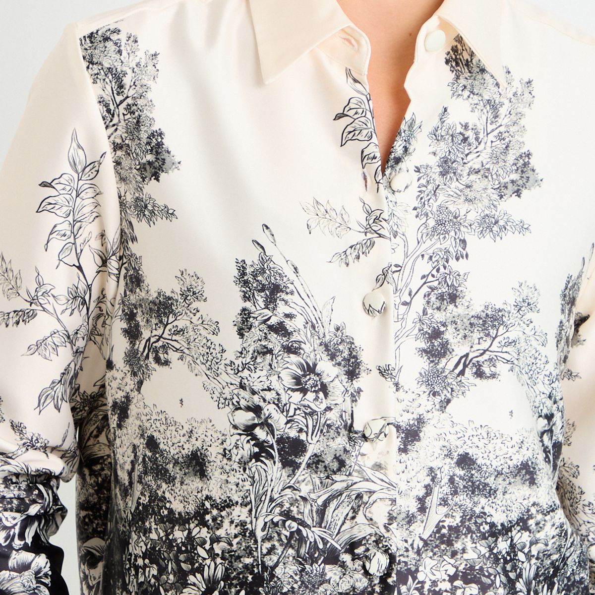 ASH - Blusas Manga Larga Mujer Negro Ash