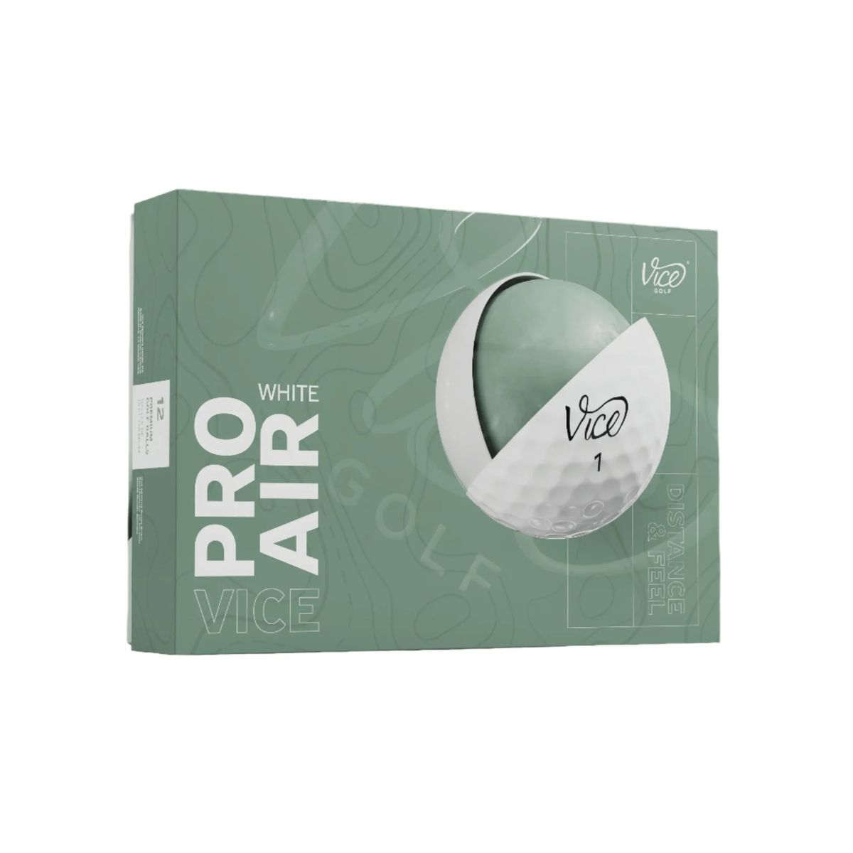 VICE GOLF - Vice Pro Air - 12 pelotas de golf