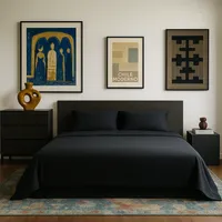 Juego de cama Azabache Super king 144 h Unicolor