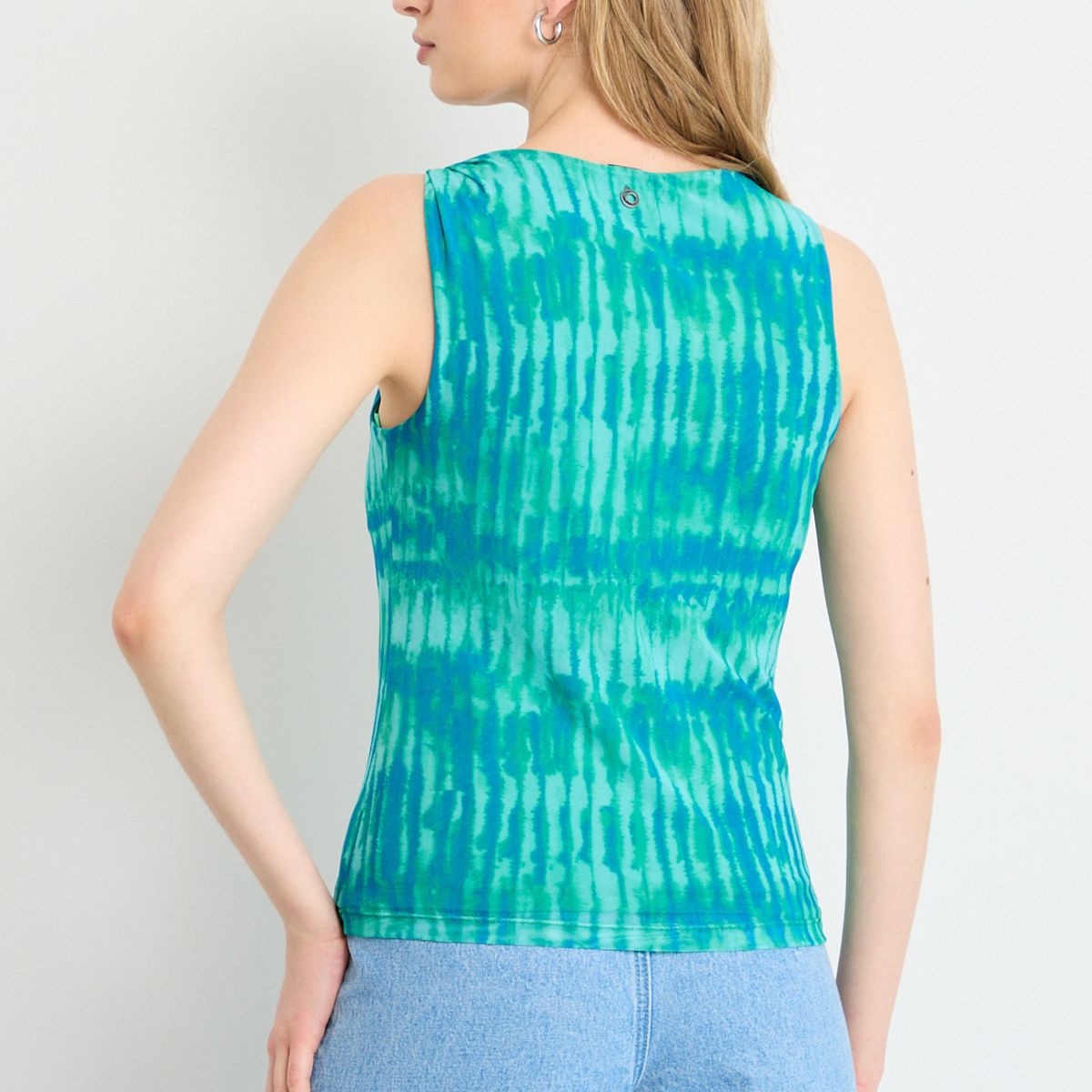 IO - Polera Sin Mangas Mujer Celeste Io