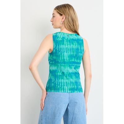 Imagen 2 del producto Polera Sin Mangas Mujer Celeste