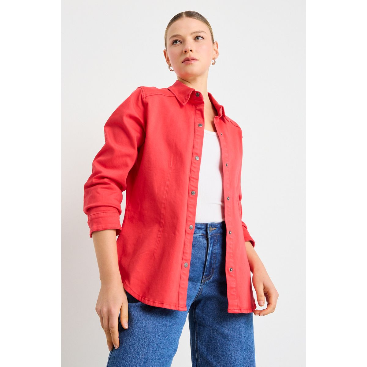 ASH - Blusas Manga Larga Mujer Rojo Ash