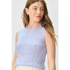 IO - Polera Sin Mangas Mujer Morado