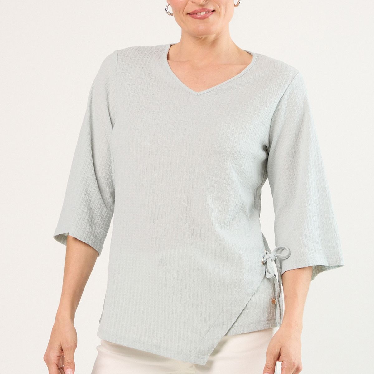 MA GRIFFE - Polera Manga Larga Mujer Verde Magriffe