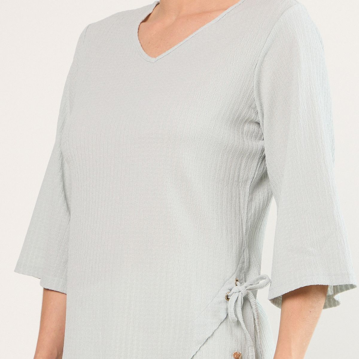 MA GRIFFE - Polera Manga Larga Mujer Verde Magriffe