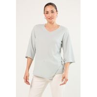 Polera Manga Larga Mujer Verde Magriffe