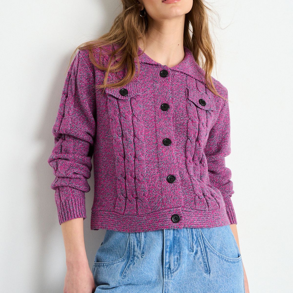 IO - Tejido Mujer Morado Io