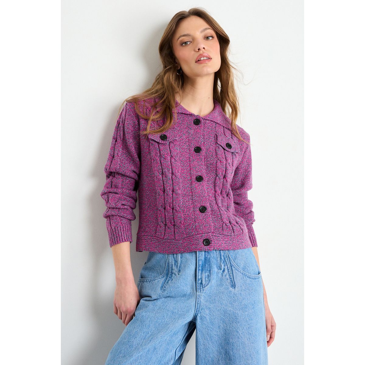 IO - Tejido Mujer Morado Io