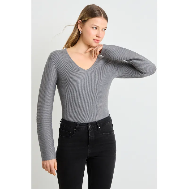 ASH - Sweater Mujer Gris Ash