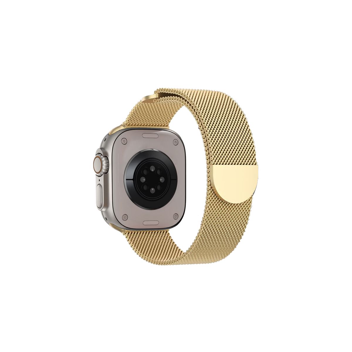CELLBOX - Correa de Acero Magnética para Apple Watch Ultra 1 / 2 / 3 - 49 mm - Dorado