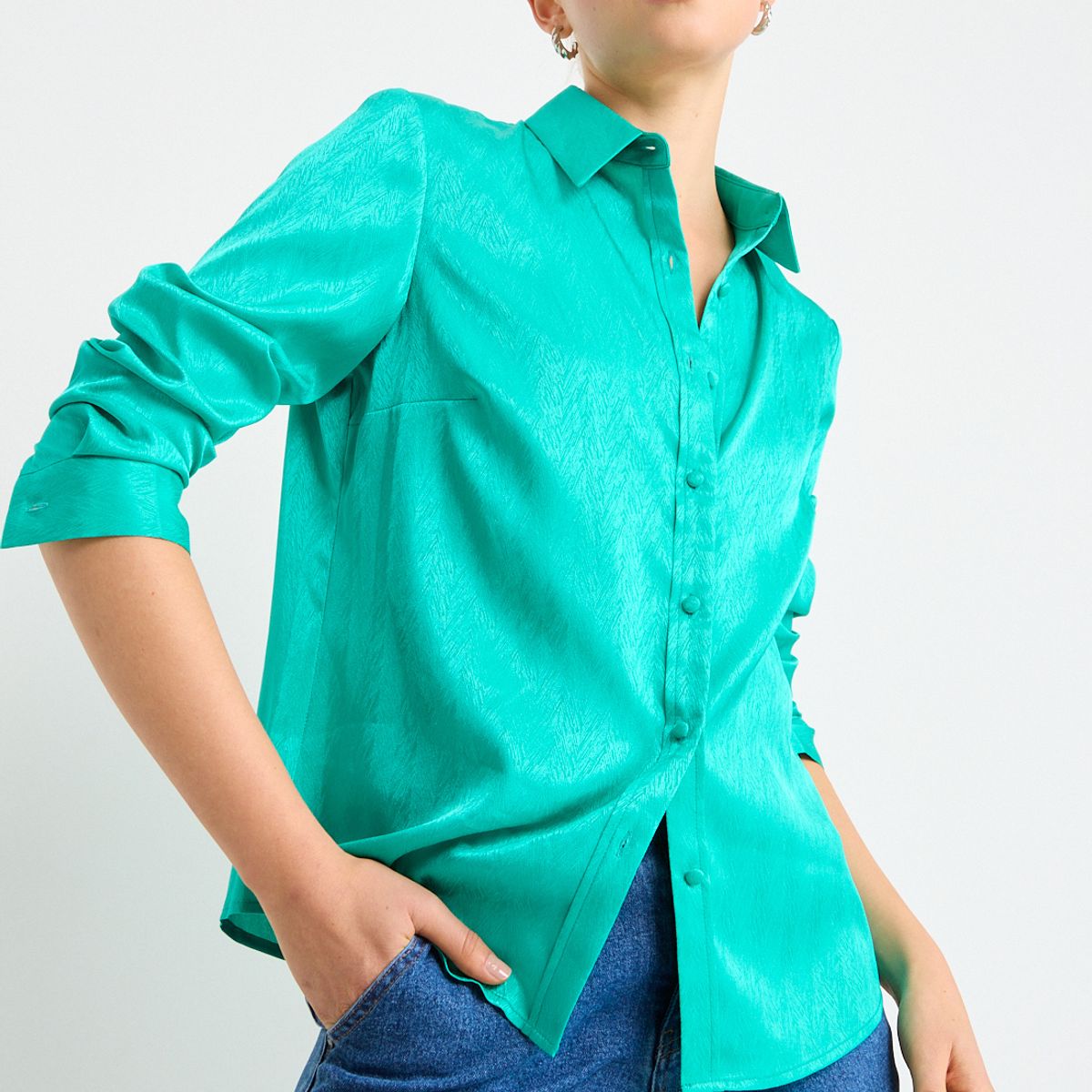 ASH - Blusas Manga Larga Mujer Verde Ash