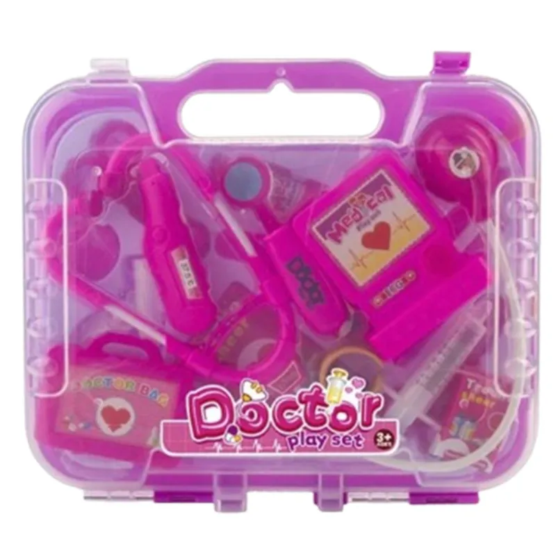 GENERICO - Juguete Set Maleta Doctor Con Accesorios Rosado Infantil