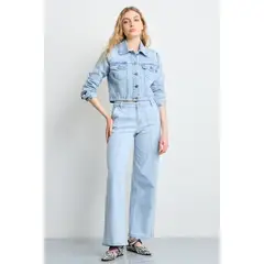 IO - Jeans Mujer Celeste