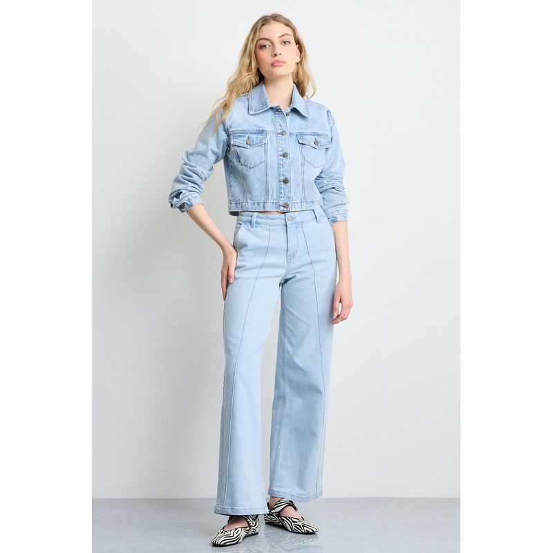 IO - Jeans Mujer Celeste Io