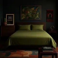 ARMONIA - Juego de cama Esmeralda Super King size 144 h Unicolor
