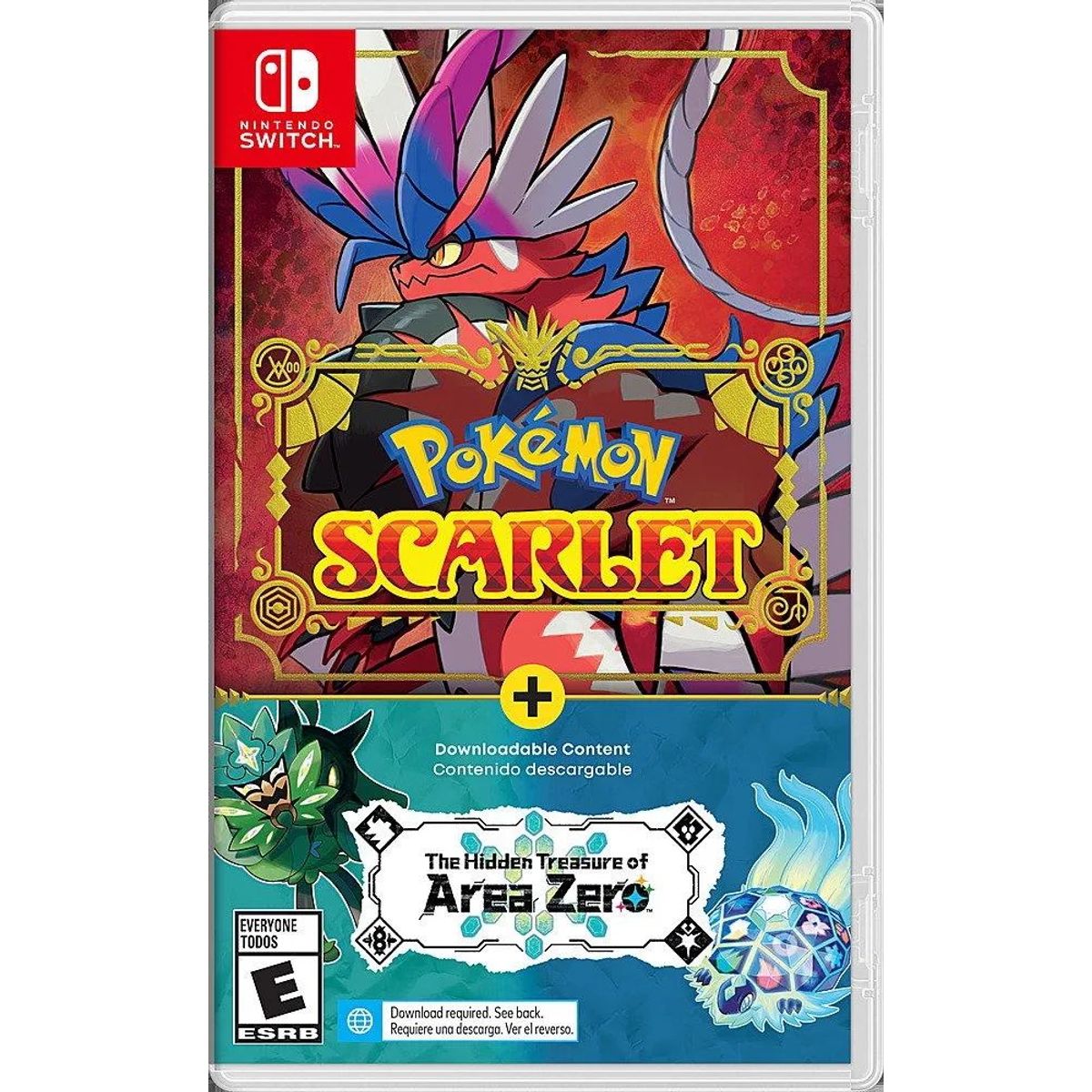 NINTENDO - Pokémon Scarlet + El Tesoro Oculto De Area Zero Switch