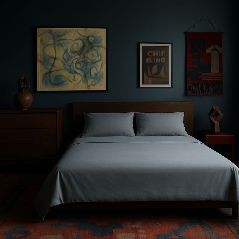 ARMONIA - Juego para cama Plomo Super King size 144 hilos Unicolor